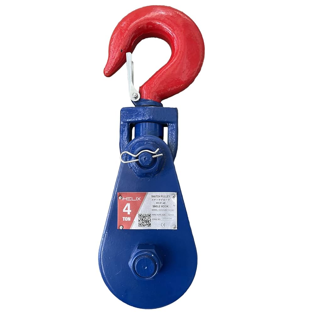 Amazon | HELIX 強力型滑車 一車スナッチ 4ton 4トン スナッチ